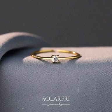 【SOLARFRi】輕奢閃耀戒指｜可調整戒圍大小 附品牌禮盒包裝 閨蜜生日情人節女友老婆母親聖誕禮物