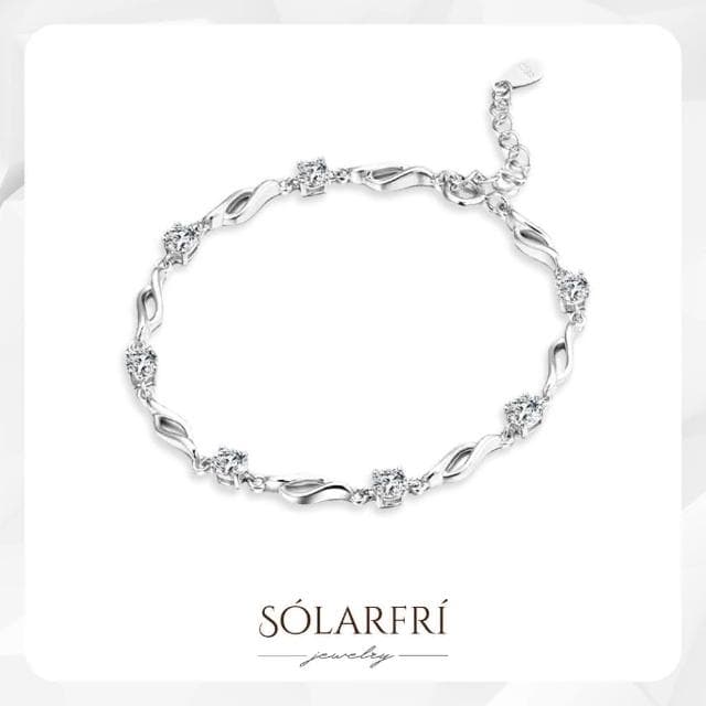 【SOLARFRi】輕奢晶耀手鏈｜可調整項鏈大小 附 附品牌禮盒包裝  閨蜜生日情人節女友母親老婆聖誕禮物