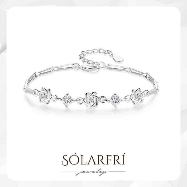 【SOLARFRi】輕奢晶耀手鏈｜可調整項鏈大小 附 附品牌禮盒包裝  閨蜜生日情人節女友母親老婆聖誕禮物