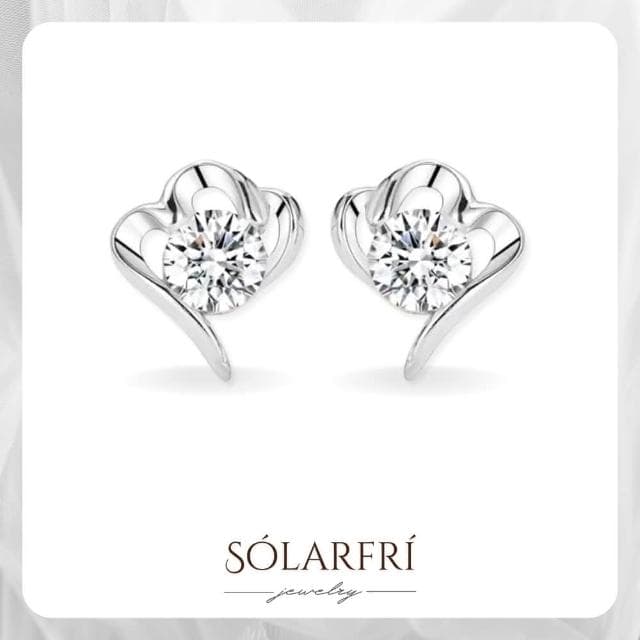 【SOLARFRi】銀針耳環｜優選親膚材質配戴舒適 附品牌禮盒包裝 閨蜜生日情人節女友母親老婆聖誕禮物