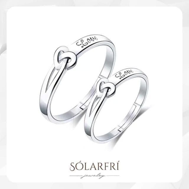 【SOLARFRi】浪漫閃耀對戒指｜可調整戒圍大小附 附品牌禮盒 閨蜜生日情人節女友老婆求婚聖誕禮物
