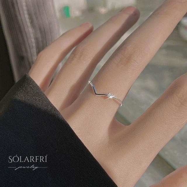 【SOLARFRi】輕奢閃耀戒指｜可調整戒圍大小 附品牌禮盒包裝 閨蜜生日情人節女友老婆母親聖誕禮物