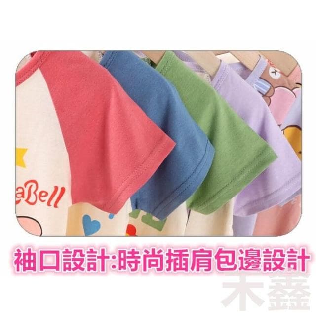 【Q貝比】台灣出貨    睡衣 短袖連衣裙 女童睡衣 女童睡裙 連衣裙(睡衣 短袖連衣裙 女童睡衣 女童睡裙 連衣裙)