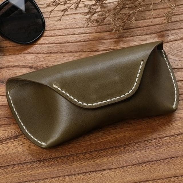 【LEEHER】男生包包/掛包/墨鏡包/眼鏡袋/真皮眼鏡盒/牛皮眼鏡盒/便攜眼鏡收納盒/腰掛眼鏡盒/生日禮物