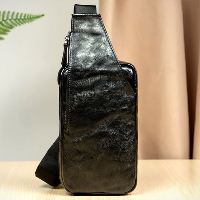 【LEEHER】男生/包包/真皮包/胸包男/單肩胸包/胸包斜背包/胸包女/女生胸包/男女胸包/男生生日禮物/送禮