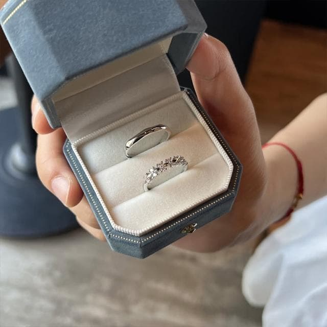 【LEEHER】女生/結婚戒指/情侶戒指/訂婚戒指/生日禮物/鋯石戒指/可調式戒指/男戒指/女戒指/一週年禮物