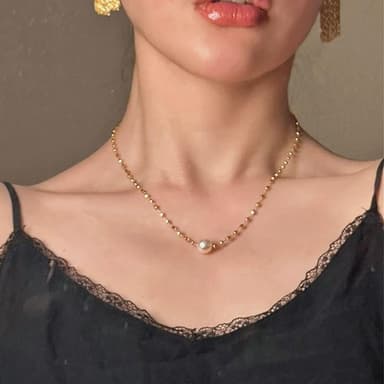 【LEEHER】女生/項鍊/女飾品/銀項鍊/珍珠項鍊/閨蜜項鍊/18k金項鍊/韓國項鍊/鎖骨項鍊/女生禮物/送禮/交換禮物