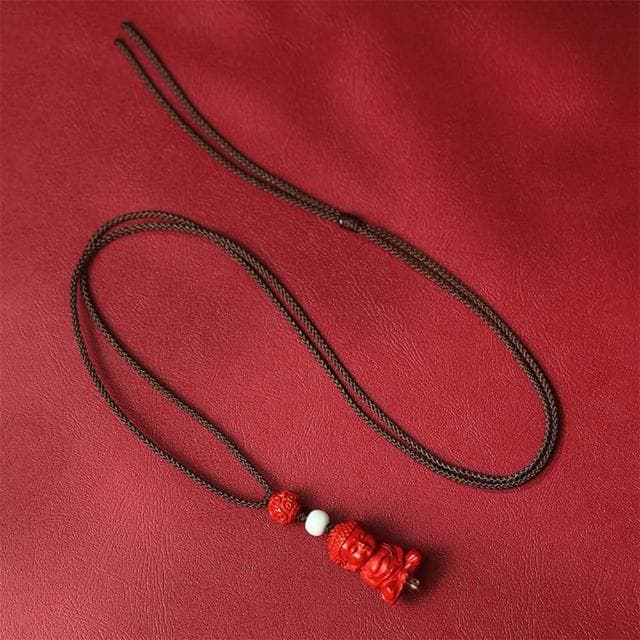 【LEEHER】男女同款/鑰匙圈吊飾/小禮物/飾品/吊墜/吊飾/彌勒佛項鍊/護身符/辟邪手鍊/招財納福/保平安/硃砂項鍊/白松石