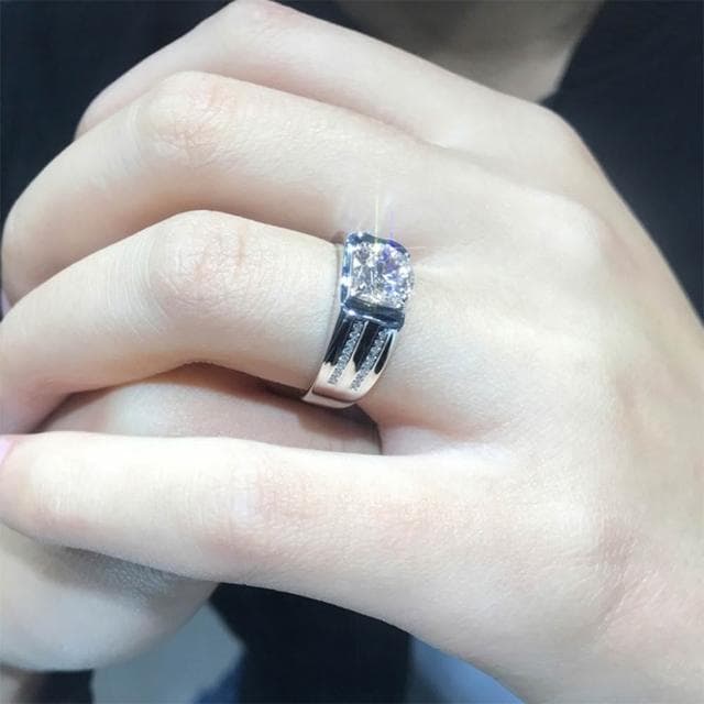 【LEEHER】求婚戒指/520禮物/戒指女生/925純銀戒指/情侣戒指/情人節禮物/銀戒指/通體純銀/銀飾/可調節戒指/