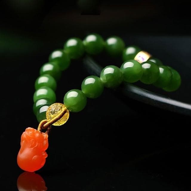 【LEEHER】和田玉手串/南紅瑪瑙/貔貅吊飾/水晶手串/女生飾品/招財手鍊/保平安/手鍊/手珠/佛珠/玉珠手串/玉手鍊/禮物