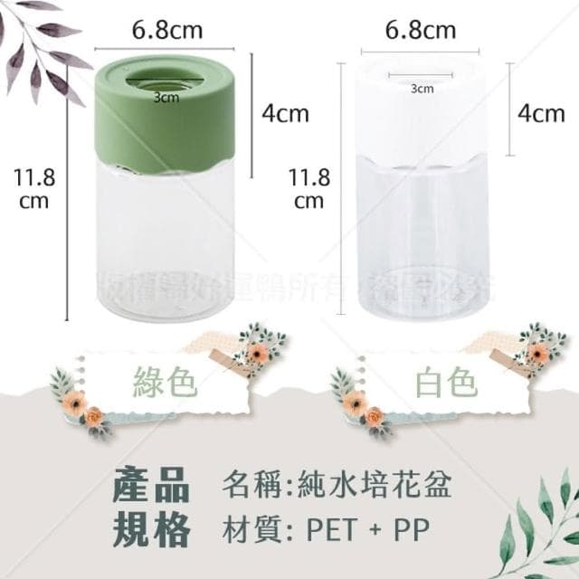 水培花盆 水培盆栽 懶人花盆 水耕盆栽 辦公室植物 水耕瓶 水耕花器 水培瓶 水培植物 水培花器 花水培花盆