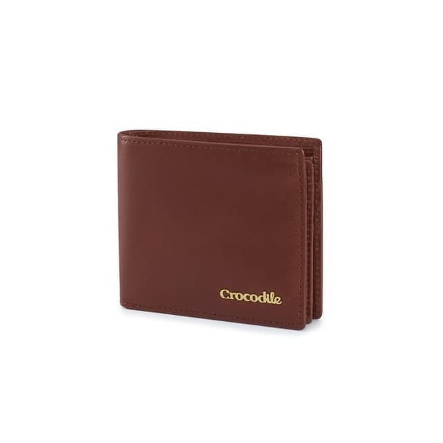 【Crocodile】鱷魚皮件 男短夾 中性皮夾 9卡拉鍊中翻 Naturale系列-0103-11002男生錢包 送禮推薦