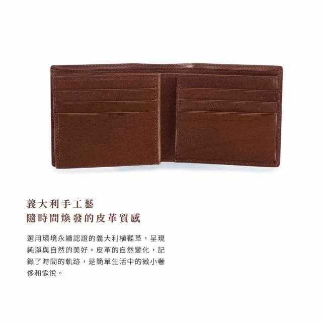 【Crocodile】鱷魚皮件 男短夾 中性皮夾 9卡拉鍊中翻 Naturale系列-0103-11002男生錢包 送禮推薦