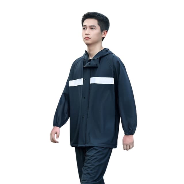 【好拾物】成人兩件式雨衣 帶反光條分體式雨衣 戶外摩托車雨衣 雨衣兩件式送禮 年節禮 禮盒