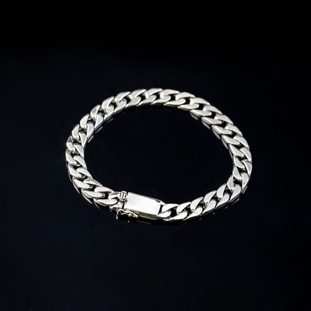 【Jaunty King】JK銀飾 925純銀 簡約氣質個性手鍊(男生手鍊手環｜純銀手鍊｜簡約手鍊)