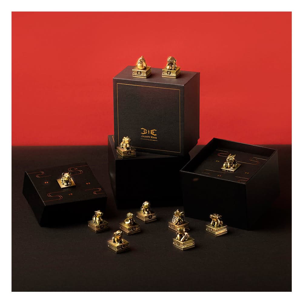 【Jaunty King】JK銀飾 黃銅 十二生肖賜福慶典 印章(彌月禮盒｜生肖印章｜造型印章｜個人章｜六分印章)
