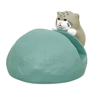 【DECOLE】concombre 貓科系列 星球手機架-兔猻貓(收藏商品 交換禮物 生日送禮 辦公室療育商品)