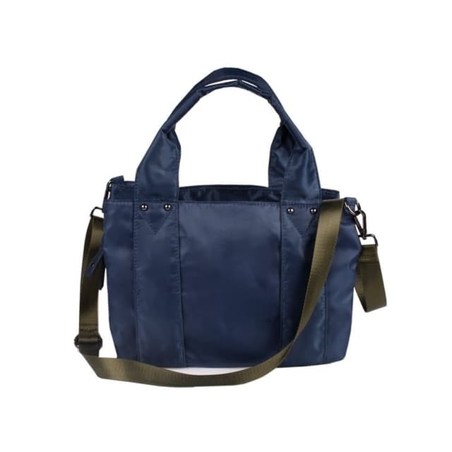 【米蘭精品】現貨+預購 手提包尼龍肩背包防潑水休閒三層大容量女包包母親節情人節生日禮物2色74cr20