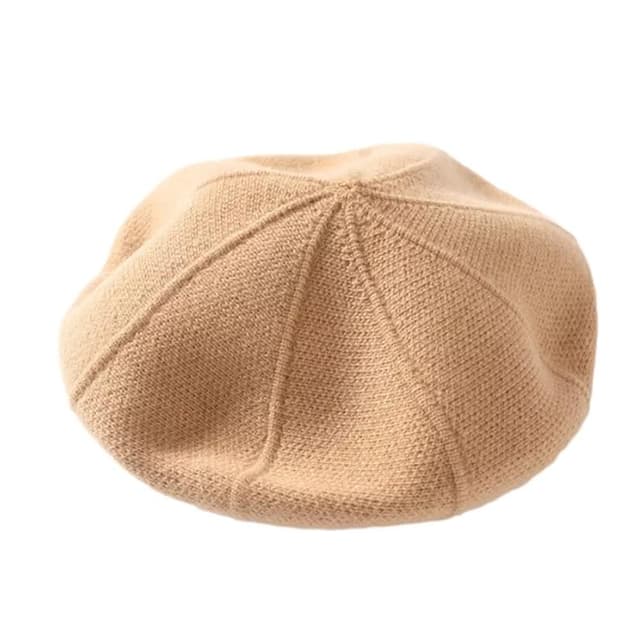 【米蘭精品】現貨+預購 100%針織帽羊毛帽貝蕾帽保暖男女配件生日情人節父親節禮物14色74dm17
