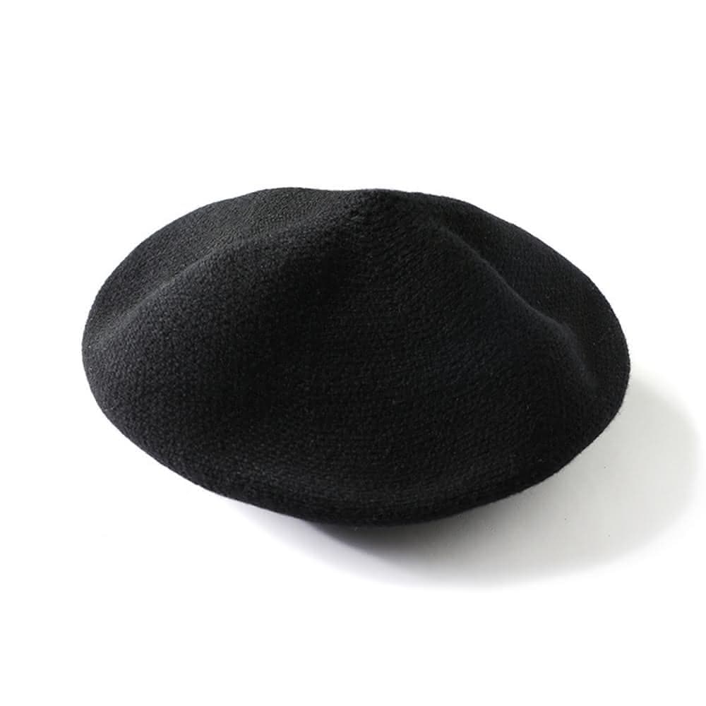 【米蘭精品】現貨+預購 100%針織帽羊毛帽秋冬貝雷帽保暖女配件生日情人節聖誕節交換禮物6色74dm25