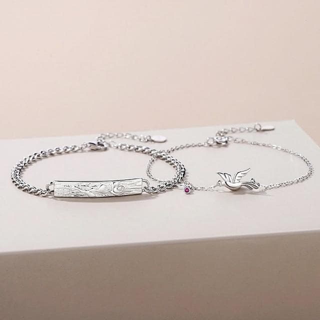 【米蘭精品】現貨+預購 925純銀手鍊情侶對鍊-晶亮純銀拋光生日情人節聖誕節交換禮物男女飾品74dv29