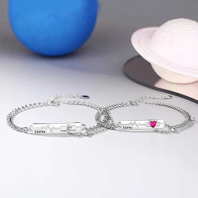 【米蘭精品】現貨+預購 925純銀手鍊情侶對鍊-心型鋯鑽可調節生日情人節聖誕節交換禮物男女飾品74dv30