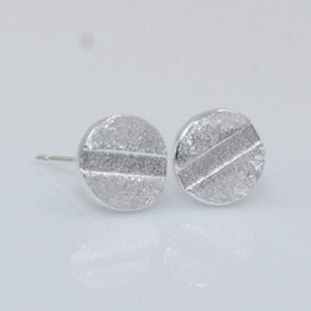 【米蘭精品】現貨+預購 耳環流行銀飾品耳針式耳飾簡約圓形時尚百搭情人節生日禮物聖誕節交換禮物首選73ag312