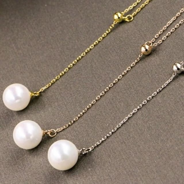 【米蘭精品】現貨+預購 珍珠項鍊銀飾品獨一無二美艷百搭母親節生日情人節聖誕節交換禮物3色73y2