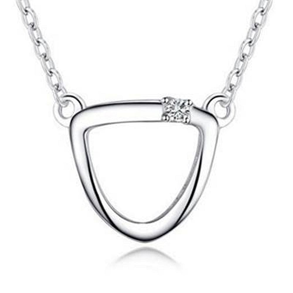 【米蘭精品】現貨+預購 文字項鍊流行銀飾品D創意簡單母親節生日情人節聖誕節交換禮物73v156