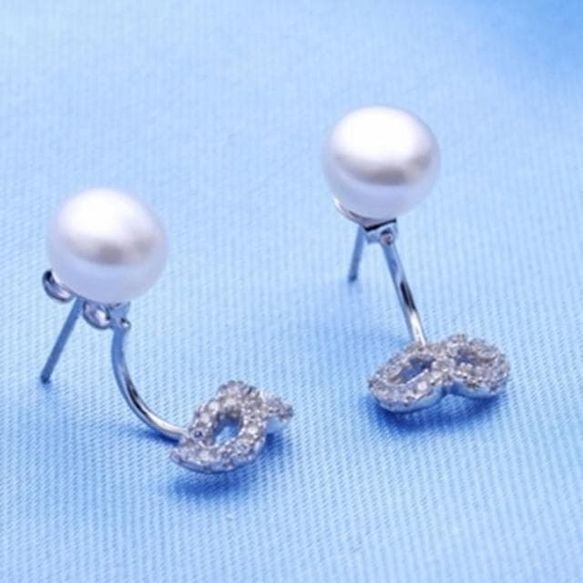 【米蘭精品】現貨+預購 珍珠耳環流行銀飾品面具優雅浪漫時尚母親節生日情人節聖誕節交換禮物73ah18