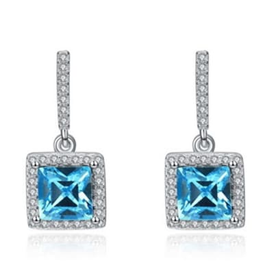 【米蘭精品】現貨+預購 耳環水晶流行銀飾品優雅高貴時尚母親節情人節生日聖誕節交換禮物73al13