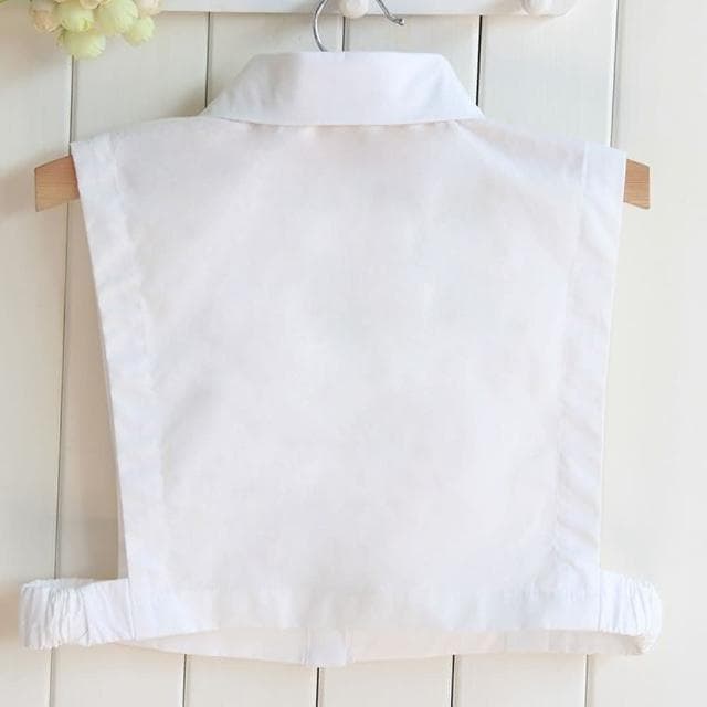 【米蘭精品】現貨+預購 假領子襯衫領片白色尖領水鑽釘珠女裝配件生日情人節禮物73vk12