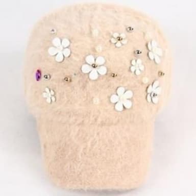 【米蘭精品】現貨+預購 針織兔毛帽流行氣質保暖女帽子聖誕節交換禮物9色63w48