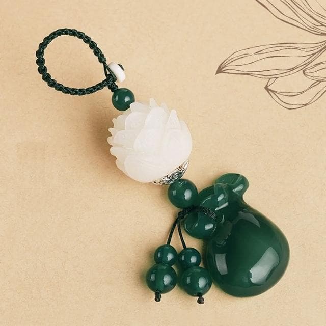 【米蘭精品】現貨+預購 手機掛飾鑰匙扣瑪瑙錢袋菩提蓮花包包配飾母親節情人節生日聖誕節交換禮物5色73xd9