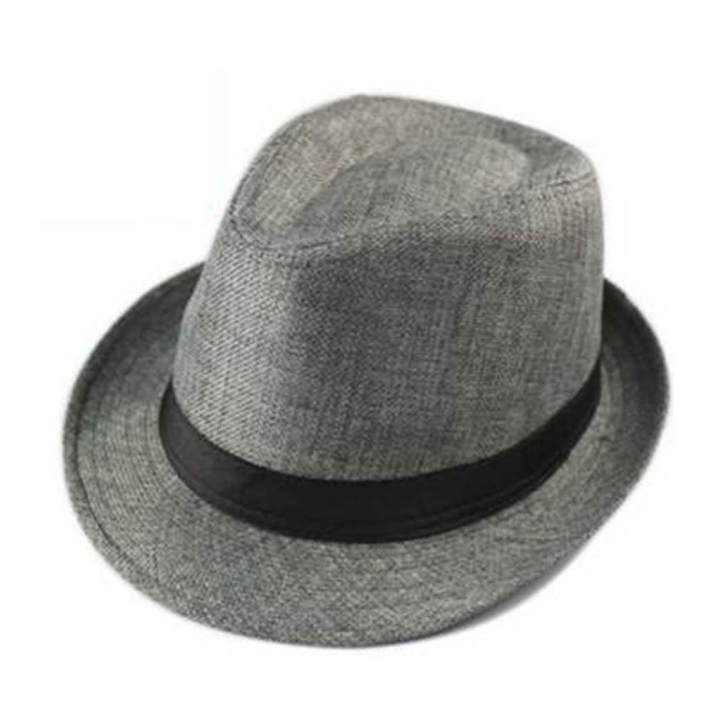 【米蘭精品】現貨+預購 爵士帽禮帽英倫夏日時尚亞麻情人節生日聖誕節交換禮物男帽子67e22