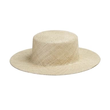 【米蘭精品】現貨+預購 草帽防曬禮帽平頂寬簷簡約劍麻女帽子母親節情人節生日聖誕節交換禮物74bw12