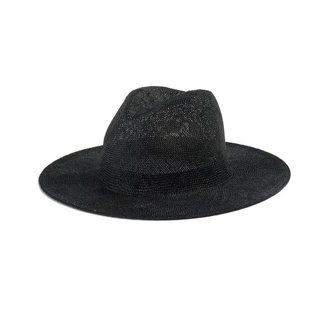 【米蘭精品】現貨+預購 草帽防曬爵士帽簡約加大頭圍劍麻男女帽子情人節生日禮物2色74bw28