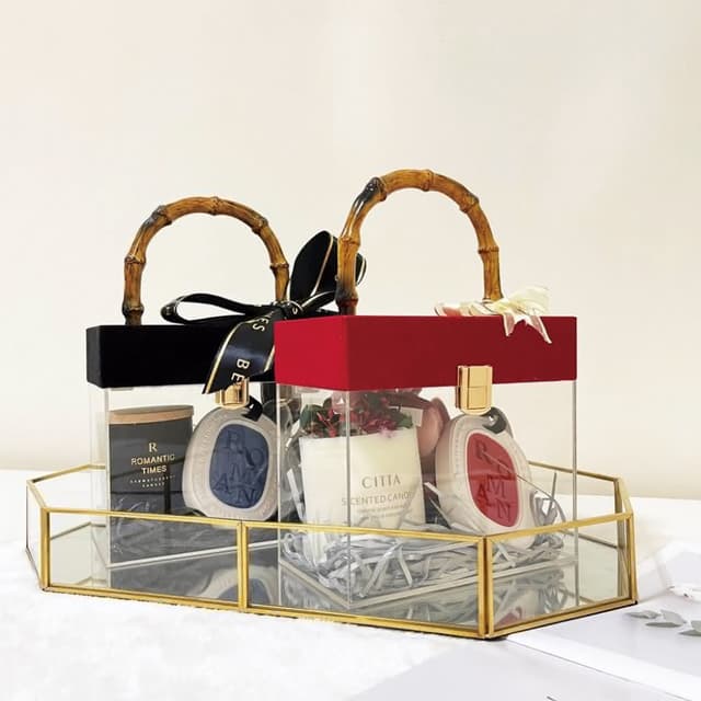 壓克力高級質感禮盒-鐵盒款母親節 婚禮小物 情人節 禮物盒 生日禮物 閨蜜 伴娘