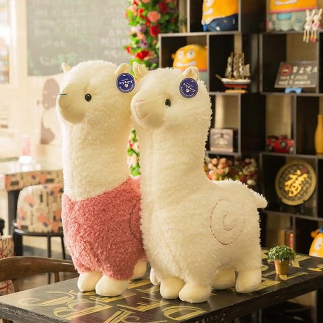 ʚ ɞGIFTME5台灣現貨ʚ ɞ羊駝娃娃公仔 布娃娃 可愛羊駝 草泥馬 兒童節禮物 療癒 交換禮物 抱枕 玩偶