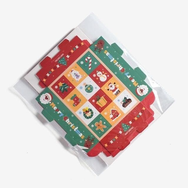 聖誕盲盒戳戳樂 5入/包交換禮物 派對遊戲 聖誕節 送禮 盲盒 戳戳樂空盒 洞洞樂 禮品盒