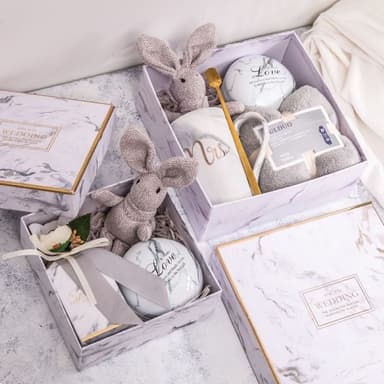 GIFTME5台灣現貨獨家伴手禮盒-DF款禮物盒 禮品盒 結婚伴手禮 禮盒小物 小禮物 毛巾 馬克杯 手工香皂