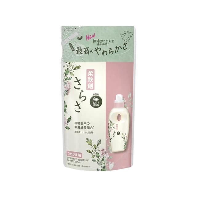 【P&G】SARASA無添加衣物柔軟精補充380mL 嬰幼兒適用 無添加  柔軟精  補充包  清新皂香