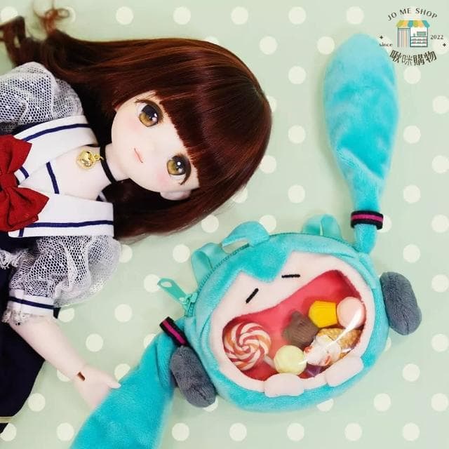 【HATSUNE MIKU 初音未來】現貨 禮物   BEMOE B站 萌盒 bilibili 嗶哩嗶哩 初音未來 毛絨 掛件 零錢包 airpods 耳機包 交換禮物
