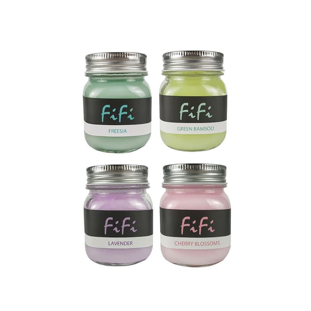 【A+Courbe】FiFi室內汽車用香氛固體天然芳香膠150mlx3入台灣製衣物香氛袋 車用擴香器 擴香 禮物 香氛劑