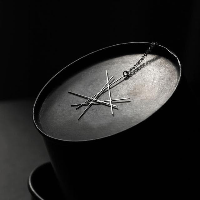 【moorigin】線項鍊 S醫療鋼不過敏 可戴著洗澡 項鍊 共三色