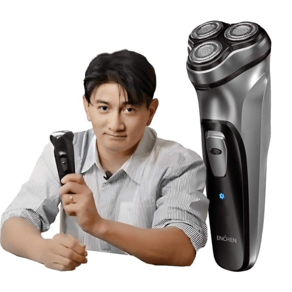 【映趣】Blackstone 三刀頭刮鬍刀 電動刮鬍刀 可水洗刀頭刮鬍刀