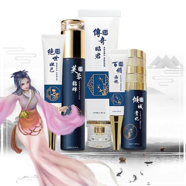 九尾狐仙組-人蔘洗面乳+人蔘修護露+人蔘精華液+人蔘眼霜+人蔘防曬隔離(保養品精選組合 調理膚質美容保養)