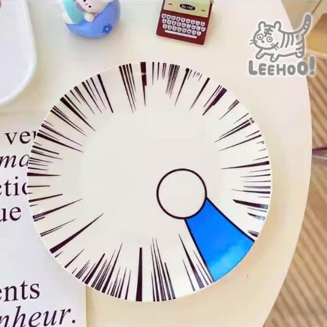 【LEEHOO】伸出圓手卡通餐盤 抖音同款點心盤水果盤 蛋糕盤 生日禮物 聖誕交換禮物 有趣搞笑趣味好玩