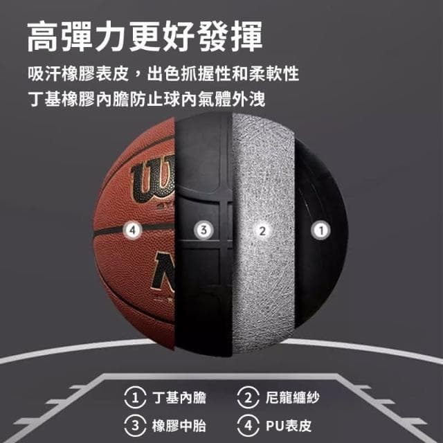90%球友選擇  Wilson NCAA室外籃球 室外好打耐磨 台灣出貨  室內籃球  籃球 生日禮物 R82