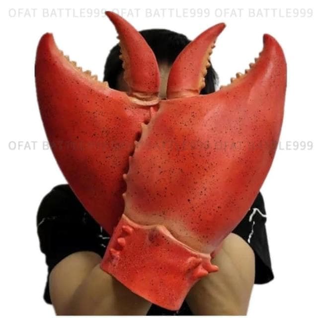創意禮物🦀台灣出貨 螃蟹手套 交換禮物 螃蟹娃娃 惡搞禮物 地獄禮物 搞笑禮物 尾牙變裝 創意禮品  HT127